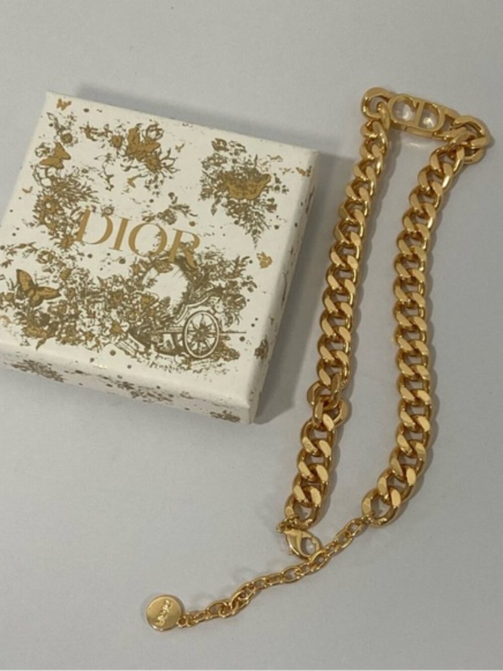 Dior Gold Chain Bracelet